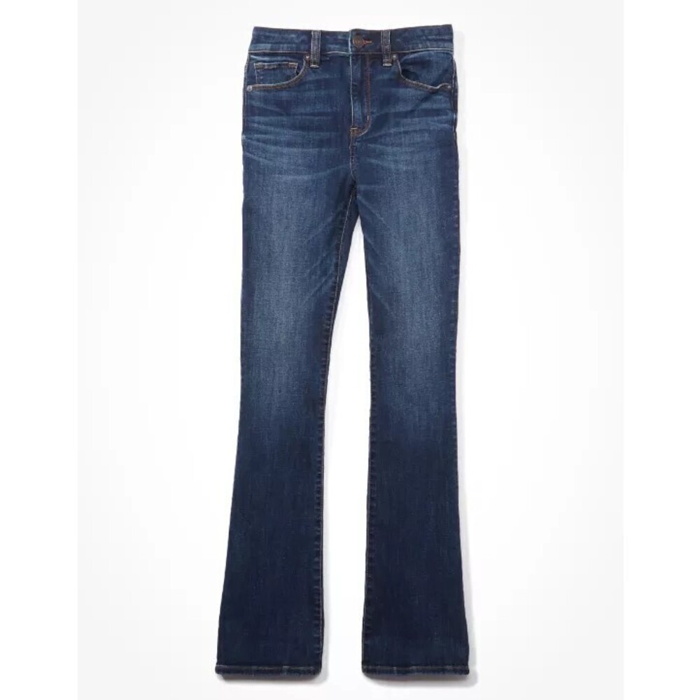 AMERICAN EAGLE SUPER STRETCH KICK BOOT JEANS SIZE 4S NWOT
